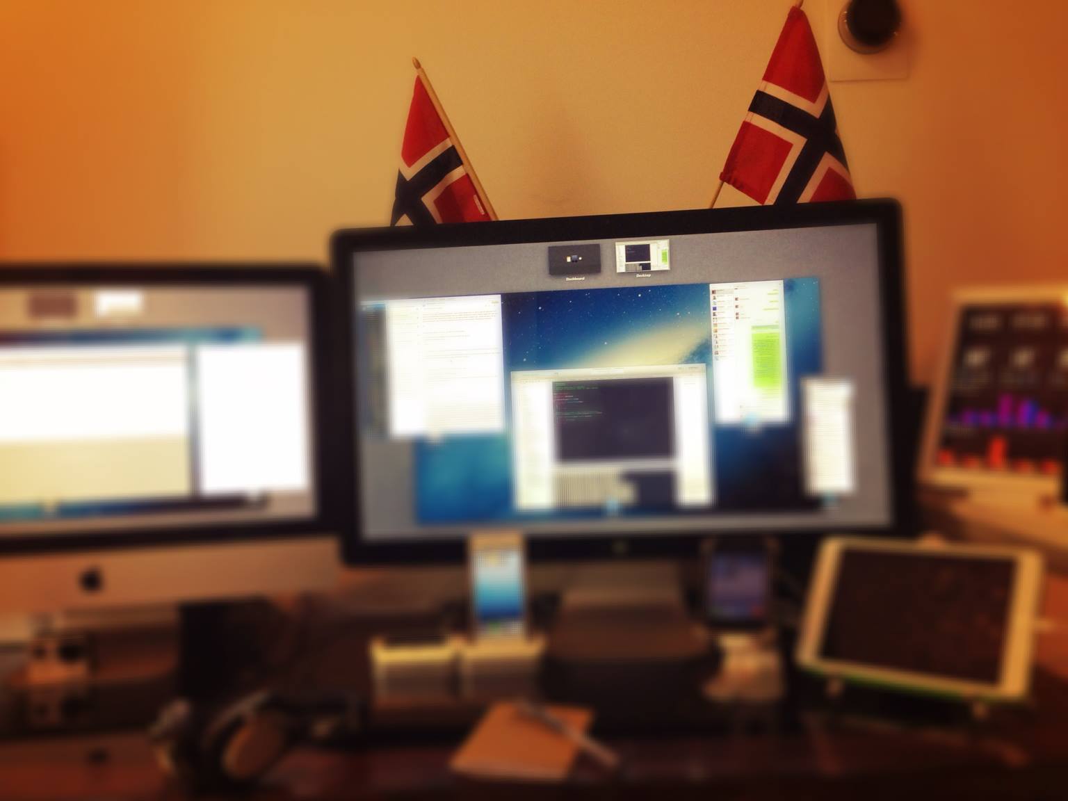 My desk on May 17